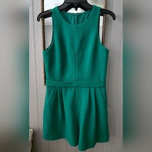 Black Halo Emerald Green Romper